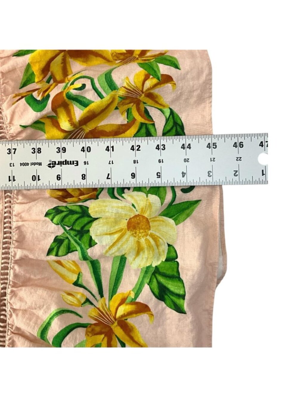 FARM Rio Pink Botanical Beauty Lenzing Ecovero Euroflax Maxi Dress Womens M READ - Picture 15 of 16